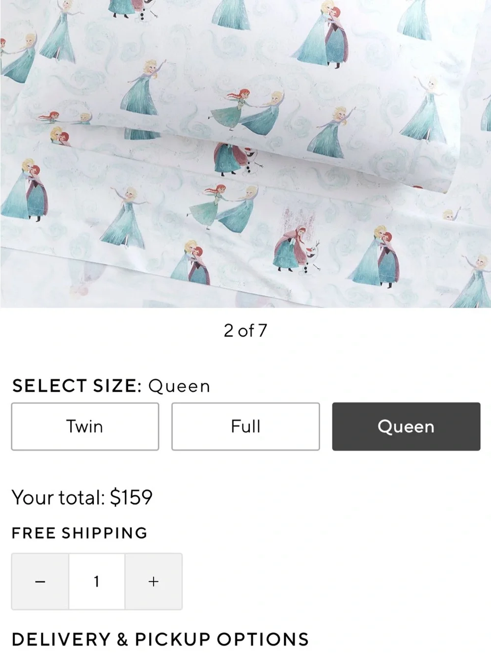 Disney Pottery Barn Kids Light Aqua Quilted Comforter with Princess